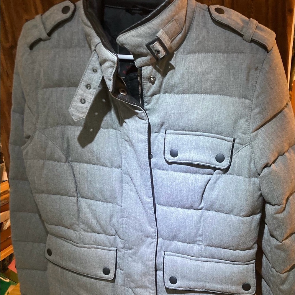 Ladies Gray Quilted Belstaff Jacket…Never worn…